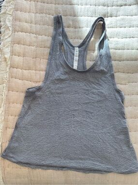 Lululemon Women's Grey Racerback Tank Top size 6